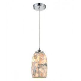 CLA-Glaze Stone Mosaic Hand Blown Glass Pendant Lights